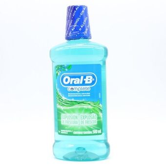 Oral b enjuague bucal complete hierbabuena con 500 ml