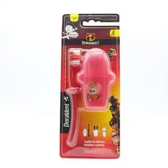 Doraldent kit los increíbles con cepillo dental + estuche