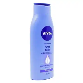 Nivea soft milk crema para piel seca con 400 ml