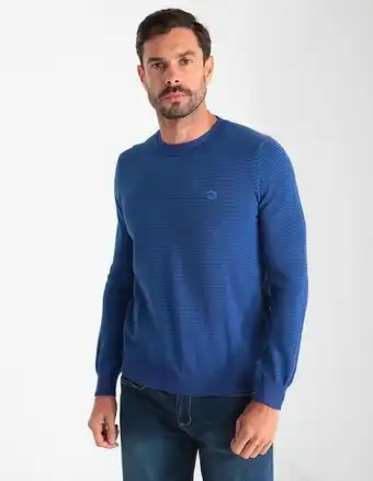 Suéter oscar de la renta cuello redondo para hombre