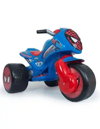 Montable trimoto injusa eléctrico spiderman para niño