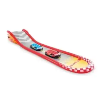 Resbaladilla inflable infantil racing 5.61 x 1.19 x 76 cm