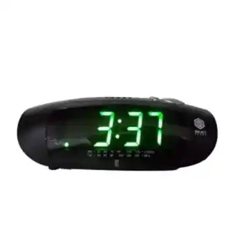 Radio reloj despertador ss led