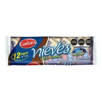 Tiendas Neto Galleta cuetara nieves de chocolate 204grs oferta