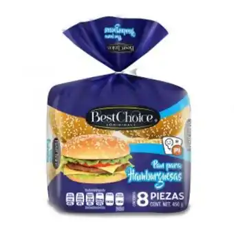 Tiendas Neto Pan para hamburguesa best choice 450 grs oferta