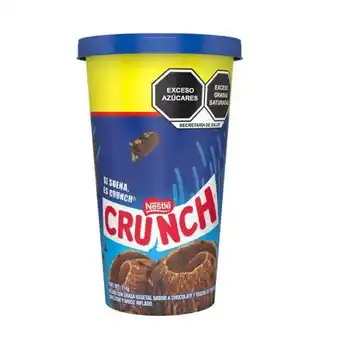 Helado nestlé crunch con sabor y trozos de chocolate 714g