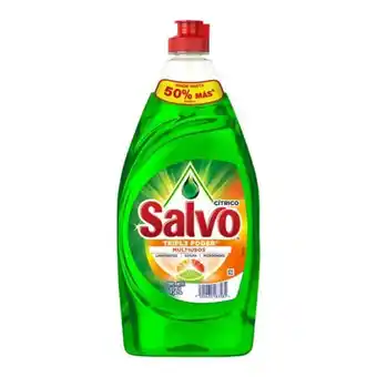 Lavatrastes líquido salvo tripl3 poder cítrico 1.2 l