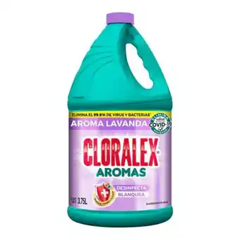 Blanqueador desinfectante cloralex aromas lavanda 3.75 l