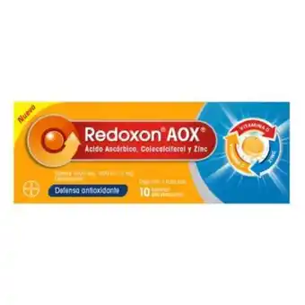 Vitamina c redoxon aox 10 tabletas efervescentes