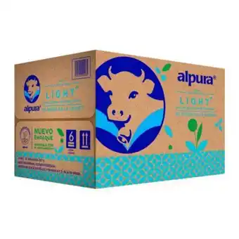 Sam's Club Leche alpura light 12 pzas de 1 l oferta