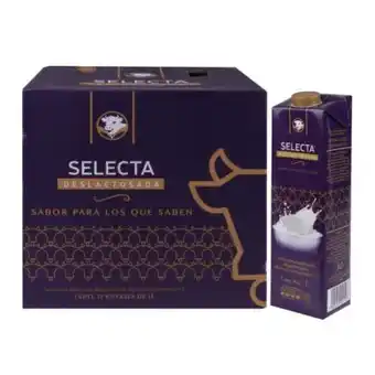 Leche alpura selecta deslactosada 12 pzas de 1 l