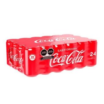 Refresco coca-cola mini 24 piezas de 235 ml