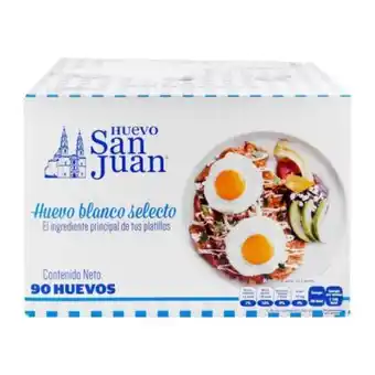 Sam's Club Huevo blanco san juan selecto 90 piezas oferta