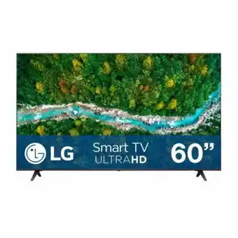 Sam's Club Pantalla lg 60 pulgadas uhd 4k smart tv ai thinq 60up7705psb oferta
