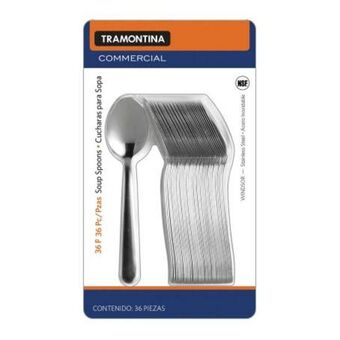 Sam's Club Cucharas soperas ovaladas tramontina 36 pzas oferta