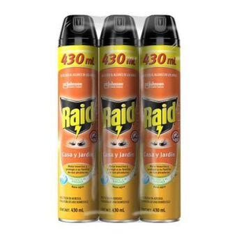 Sam's Club Raid casa & jardin 3 pzas de 430 ml c/u oferta