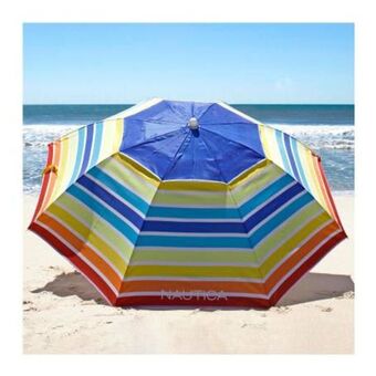 Sam's Club Sombrilla de playa nautica arcoíris oferta