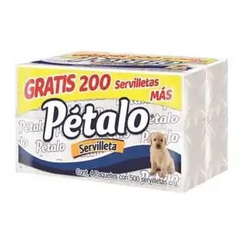 Servilleta pétalo hoja sencilla 1800 pzas