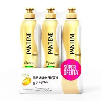 Sam's Club Crema para peinar pantene restauración 3 pzas de 300 ml oferta