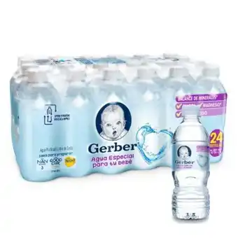 Sam's Club Agua gerber 24 pzas de 355 ml c/u oferta