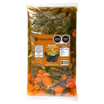 Sam's Club Chiles jalapeños en rajas member's mark en escabeche 3 kg oferta