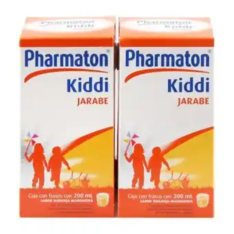Sam's Club Jarabe pharmaton kiddi sabor naranja-mandarina 2 pzas de 200 ml c/u oferta