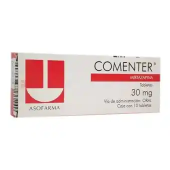 Comenter 30 mg 10 tabletas