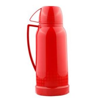 El Bodegón Termo de 1.8l ekco color rojo de doble pared y ampolla de vidrio oferta