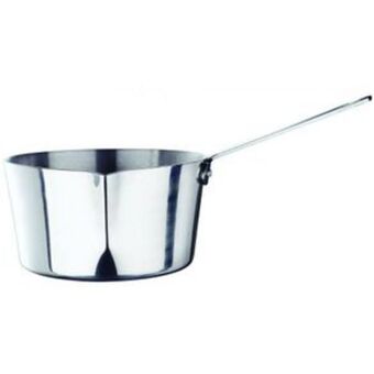 El Bodegón Cazo cónico profesional acorazado con 3mm vasconia pro de aluminio pulido con certificación nsf oferta