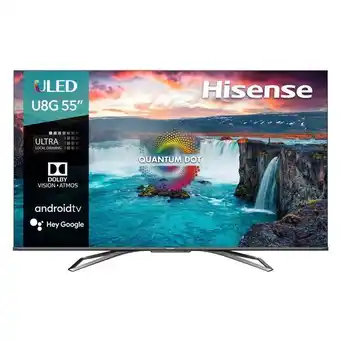 Sanborns Pantalla hisense uled u8 premium tv 55 pulgadas (55u8g 2021) oferta
