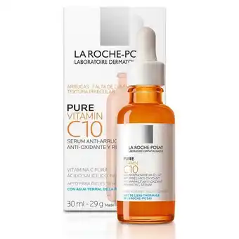 Sanborns Serum pure vitamin c 10 la roche posay oferta