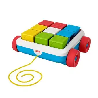 Juguete para bebés mattel carrito de bloques fisher-price