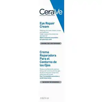 Crema reparadora para el contorno de ojos cerave