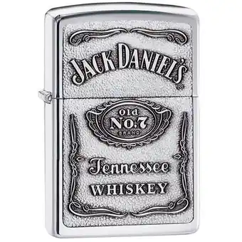 Encendedor zippo cromado jack daniels
