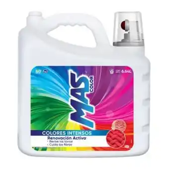 Walmart Detergente líquido mas colores intensos 6.64 l oferta
