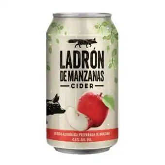 Bebida alcohólica preparada ladrón de manzanas manzana 355 ml