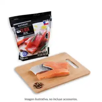 Walmart Salmón marketside con piel 500 g oferta