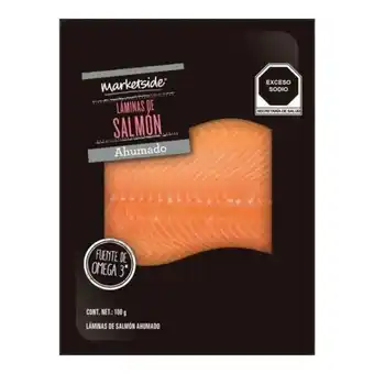 Láminas de salmón marketside ahumado 100 g