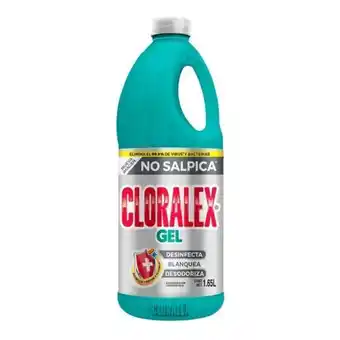 Walmart Blanqueador de ropa cloralex concentrado en gel 1.65 l oferta