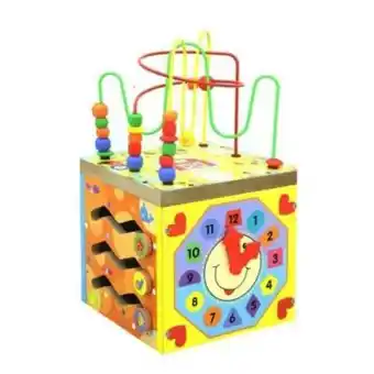 Cubo didáctico kidz time 5 en 1