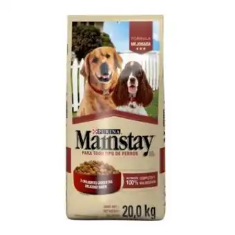 Walmart Alimento seco para perro purina mainstay 20 kg oferta