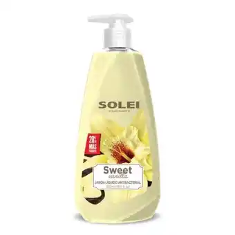 Walmart Jabón líquido solei vainilla 550 ml oferta