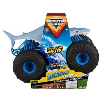 Walmart Vehículo de radiocontrol spin master monster jam megalodon storm oferta