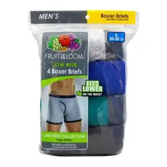 Walmart Bóxer fruit of the loom talla g low rise ajustados multicolor 4 piezas oferta