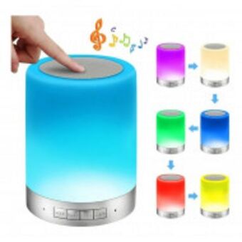 Fandeal Altavoz inalámbrico bluetooth con luz nocturna oferta
