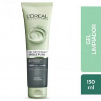 Gel limpiador facial arcillas puras loreal , 130ml