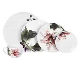 Vajilla crown baccara eugenia 20 pz.