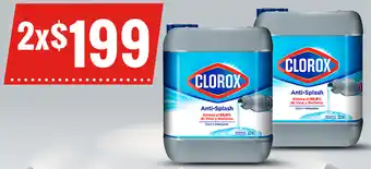 City Club Blanqueador Anti Splash Clorox 2 x 10L oferta
