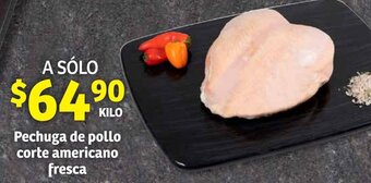 Pechuga de Pollo Corte Americano Fresca