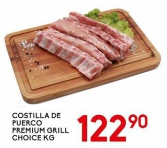 Alsuper Costilla de Puerco Premium Grill Choice oferta